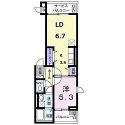 ベル　アンジュの物件間取画像